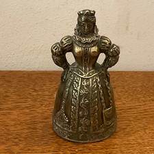 ANTIQUE VICTORIAN BRASS COUNTER DESK BELL EITHER ELIZABETH I OR MARY QUEEN SCOTS