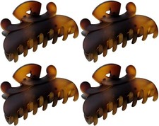 Hair Claw Clip Butterfly Bull Dog Design Plastic for Girls and Womens