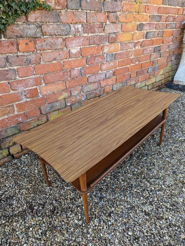 Vintage teak long john coffee - john,