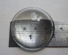 Vintage Glass Convex Magnifier