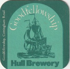 BEER MAT - HULL BREWERY - GOOD