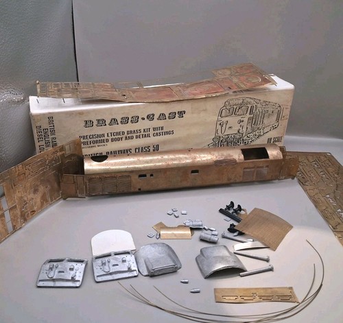 Boxed brass cast class 50 - boxed,