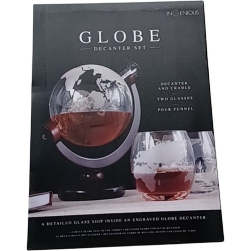 Globe decanter set - globe, with