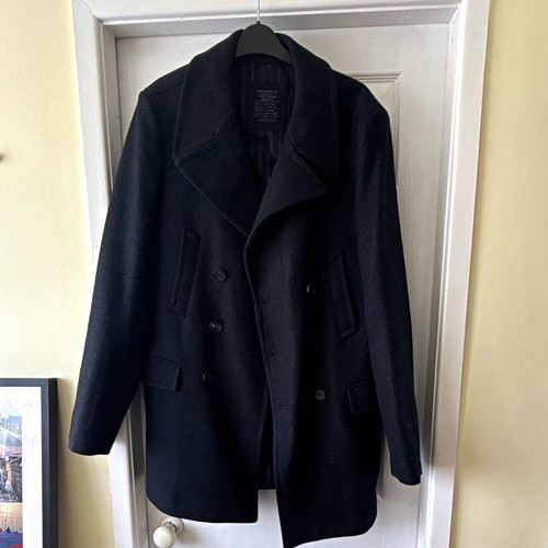 Allsaints men black wool - allsaints, men's