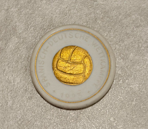 1922 germany porcelain medal - 1922,