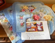 Vintage Retro Bathroom Toilet Seat Cover Mat Set