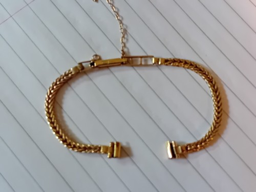 9ct gold ladies watch - , bracelet