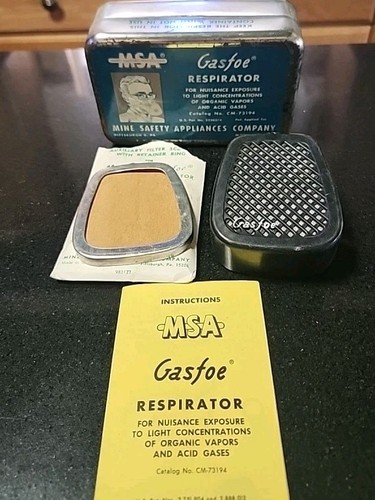 Vintage msa gasfoe - vintage, respirator