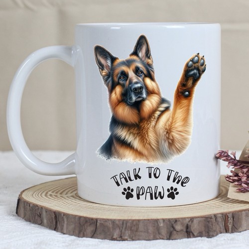Funny german shepherd dog - german, mug