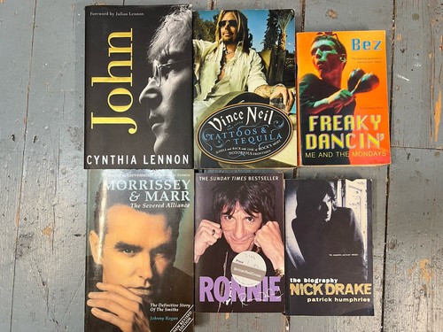 Rock music books lennon - books,