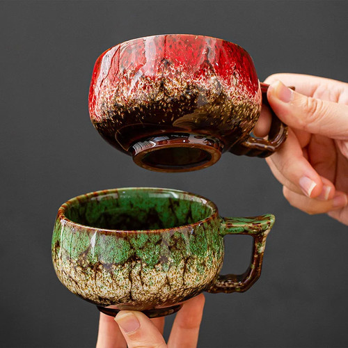 Handmade ceramic coffee mugs - ceramic,