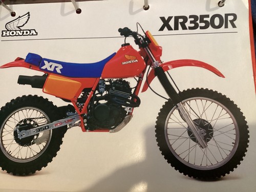 Honda xr350r genuine - xr350r,
