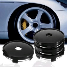 4x 60mm Black ABS Car Wheel