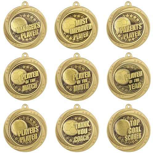 Football medals gold superstar - gold,