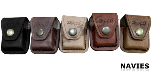 Zippo lighter leather pouch - leather,