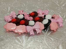 10x Buttons Variety, Penguins