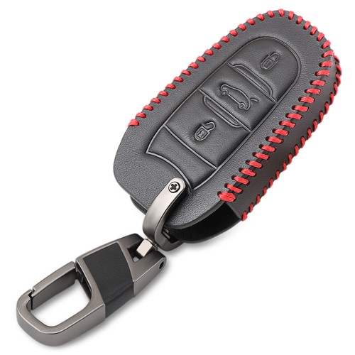 Leather car key cover - key, for