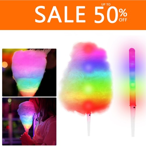 Led cotton candy floss glow - led,