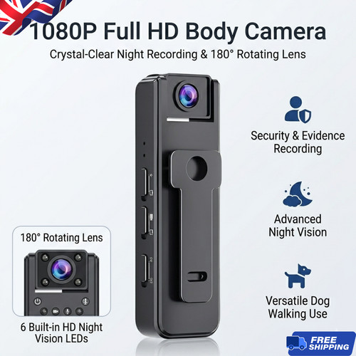 Body camera 1080p pocket video - body,