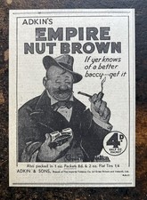 Bruce Bairnsfather - Adkin's Empire Nut Brown - 1937 Press Cutting 428