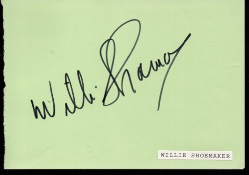 Willie shoemaker jockey - willie,