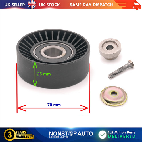 Fan belt tensioner pulley - belt, v