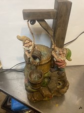 Vintage Pottery Gnome Water