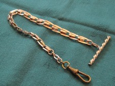 Watch Chain  Victorian  Base Metal  Single Albert  Watch Chain   (D5HV)