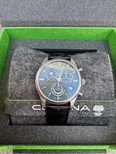 CERTINA DS 8 CHRONOGRAPH MOONPHASE SWISS QUARTZ STAINLESS MENS WRISTWATCH