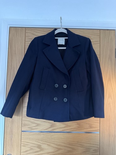 Zara women navy pea - zara, coat