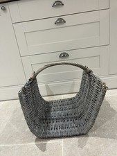 Grey Kubu Rattan Fireplace