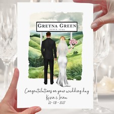 Gretna Green Wedding Card Personalised