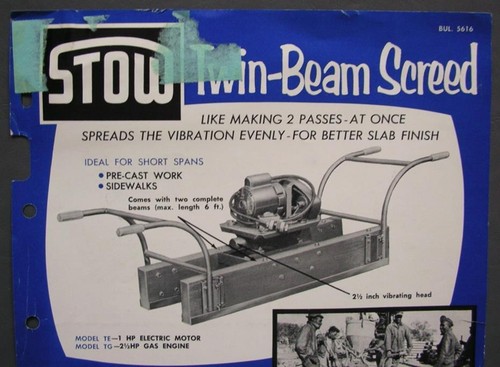 Original 1956 stow twin beam - original,