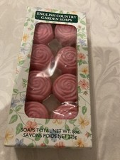 Vintage English Country Garden Soaps Rose Flower Boxed Milo BNIB