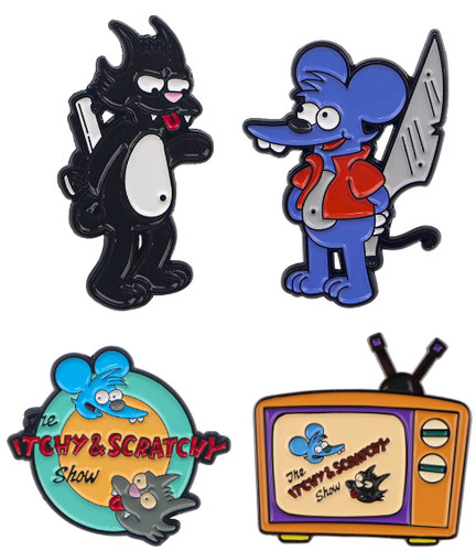 Simpsons itchy and scratchy - itchy,