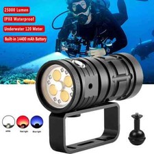 25000LM Diving Flashlight