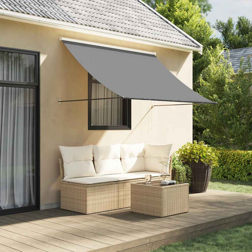 Retractable awning anthracite - awning,