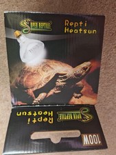 Super Reptile Heatsun Powersun Bulb Lamp Vivarium Light UVA UVB And Heat 100W