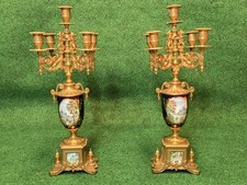 Italian Porcelain And Brass
