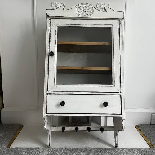 Vintage french wall cupboard - wall,