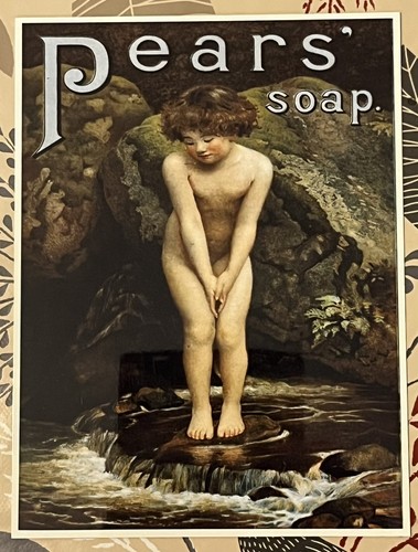 Pears soap retro tin metal - soap,,