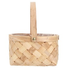  Wooden Woven Basket with