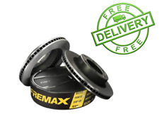 FITS TOYOTA LAND CRUISER PRADO J15 REAR VENTED BRAKE DISC SET 312MM FREE P&P