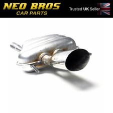 Exhaust Back Box With Chrome