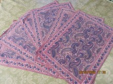 Indian Block Print Napins x6
