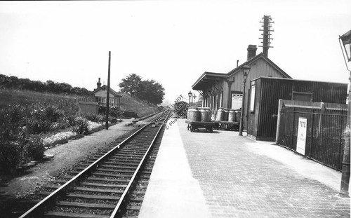 C1930 tiddington train station - c1930,