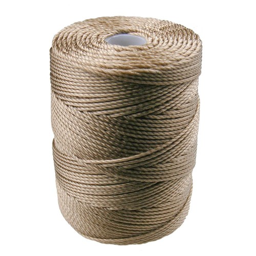 Bead cord khaki 5mm - cord, yard