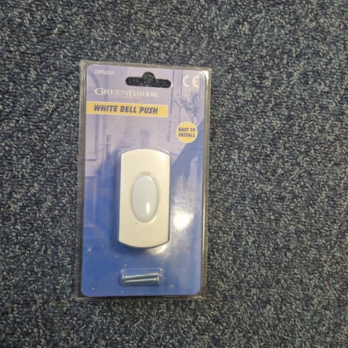 Greenbrook white bell - white, push