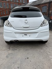 Vauxhall Corsa D Bumper Rear Back Bumper White Z474 Limited Edition 3 Door 06-14