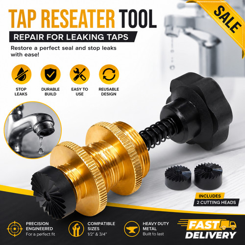 Tap reseater tool kit - tool, 1/2"
